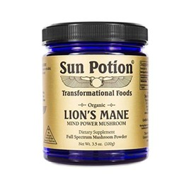 Sun Potion Lion’s Mane (Organic) - Mind Power Mushroom (100g)