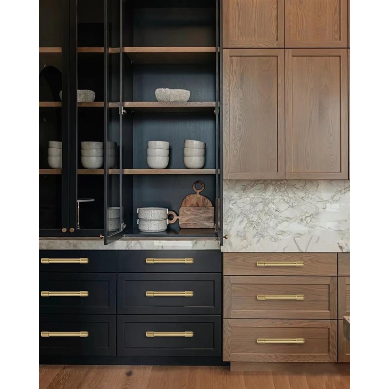 ZAUYX Solid Heavy Duty Jasper Pulls 2 Pack Champagne Bronze