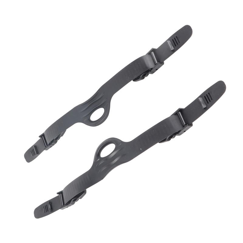 1Pair Diving Adjustable Scuba Diving Fins Straps Accessory (L)