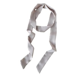 GIMIRO Women's Satin Belt 5 cm x 195 cm Band Imitation Silk Long Scarf Dress Waistband Hat Accessories, gray, 5cm*195cm