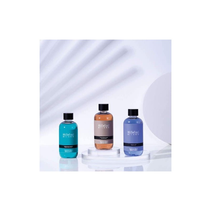 Millefiori Milano 7REMSB Nachfüllpack für Diffusor, Glas, Braun, 6 x