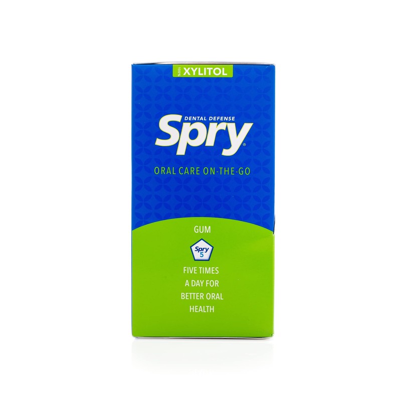 Spry Fresh Natural Xylitol Chewing Gum Dental Defense System -