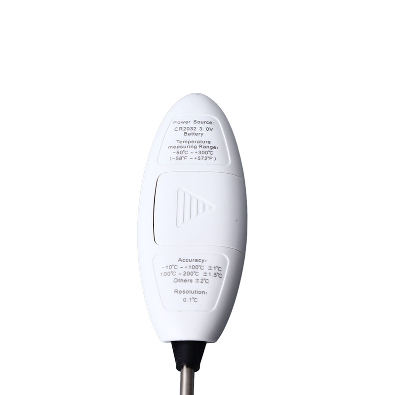 Food Thermometer Digital LCD Display Stainless Steel Probe for Home