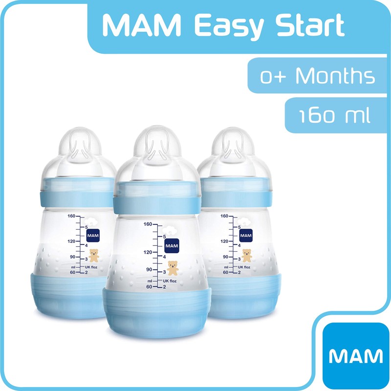 MAM Easy Start Self Sterilising Anti-Colic Baby Bottle 3 Pack