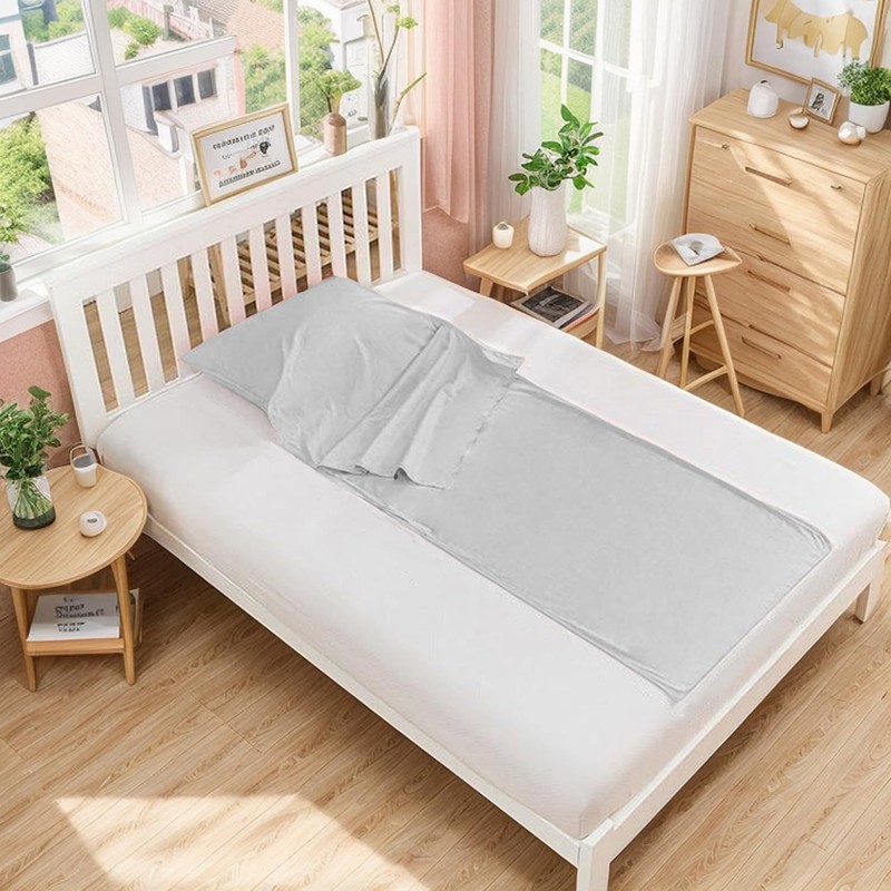 Inner Sleeping Bag, Lightweight, Comfortable Inner Sheet, Storage Bag Included,