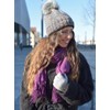 styleBREAKER 01017104 Unisex Soft Plain Scarf with Fringes Winter Stole