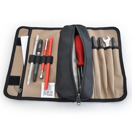 Tool Roll Bag, Tool Rolling Case, 600D Oxford Fabric Tool Bag, Storage Bag, Wrench, Holder, Leash Organizer for Electricians, Plumbers, Carpenters, Mechanics