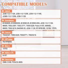 Hiorucet Draft Inducer Motor for Jakel Inc J238-112-11128, J238-112-11258, J238-112-11195, Goodman B1859005, B1859005S, Fasco A157, Replacement for Goodman Furnace & Jakel Inducer Motor with Gasket.