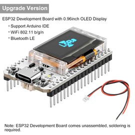 MakerFocus ESP32 Development Board WiFi with 0.96inch OLED Display WIFI Kit32 Arduino Compatible CP2012 for Arduino Nodemcu