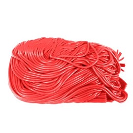 Snackadilly Strawberry Red Licorice Laces, 2 Lb Bulk for Braiding, Decorating Baked Goods & Making Knots - Soft & Chewy Candy