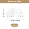2PCS Cloud Shaped Hooks as Decorative Jewellery Stand for Wall