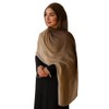 Premium Modal Hijabs for Women, Ombre Black and Grey (Coffee