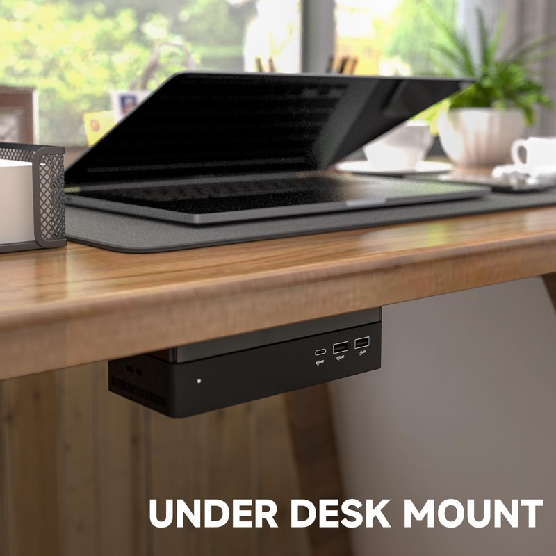 CaSZLUTION Under Desk and Wall Mount for Dell Universal Dock