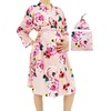 SUFEINI Maternity Mommy Robes with Matching Swaddle Blanket Set, Maternity