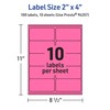 Avery Printable Rectangle Labels with Sure Feed Technology, 2" x