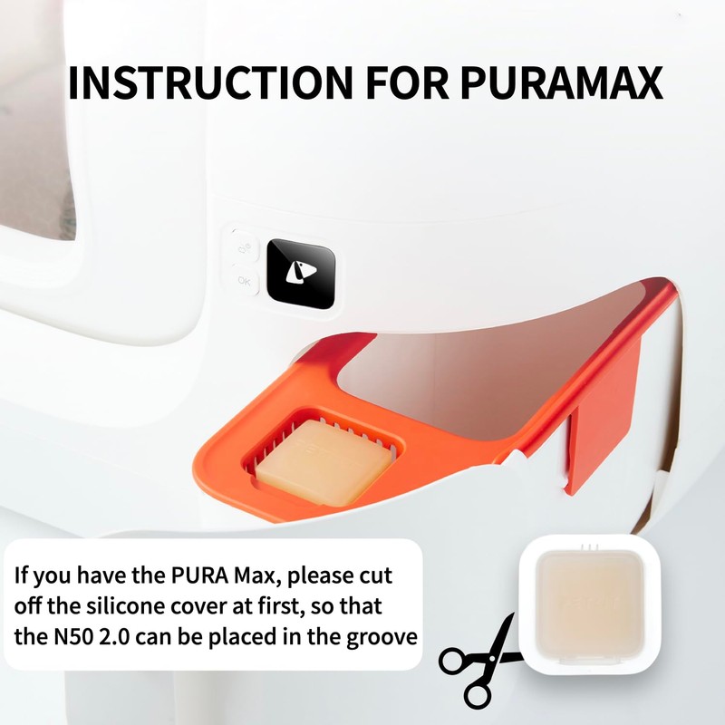 PETKIT Pet Odor Eliminator N50 2.0 Upgraded for Pura Max
