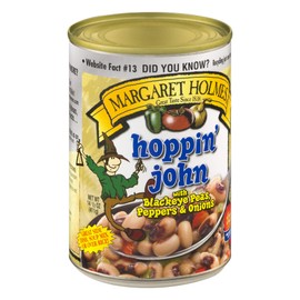 2-Margaret Holmes Hoppin Jon With Black Eyed Peas & Peppers & Onions (2) 14.5 OZ Cans