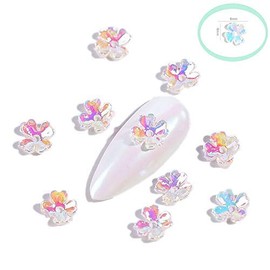 Tabletop Cotton Goods Nail Parts, Ribbon, Flowers, Butterfly, Bear Jewelry Parts, Rhinestones, Studs, Nail Art, Resin Sealed, DIY, Various Colors, Various Sizes (01)