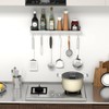 Audmore Kitchen Utensil Rack, 19.7 inch Spice Rack with 6