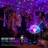 DJ Disco Ball Party Light for Birthday Events – Voice-Controlled