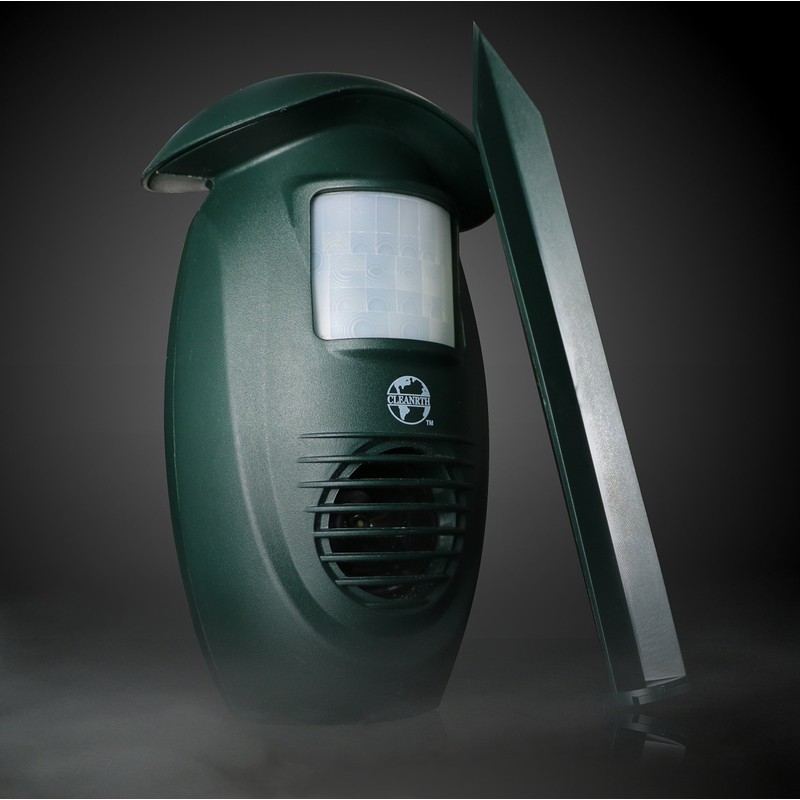 Cleanrth TSAR550 Super Advanced Ultrasonic Animal Repeller – Includes Triple