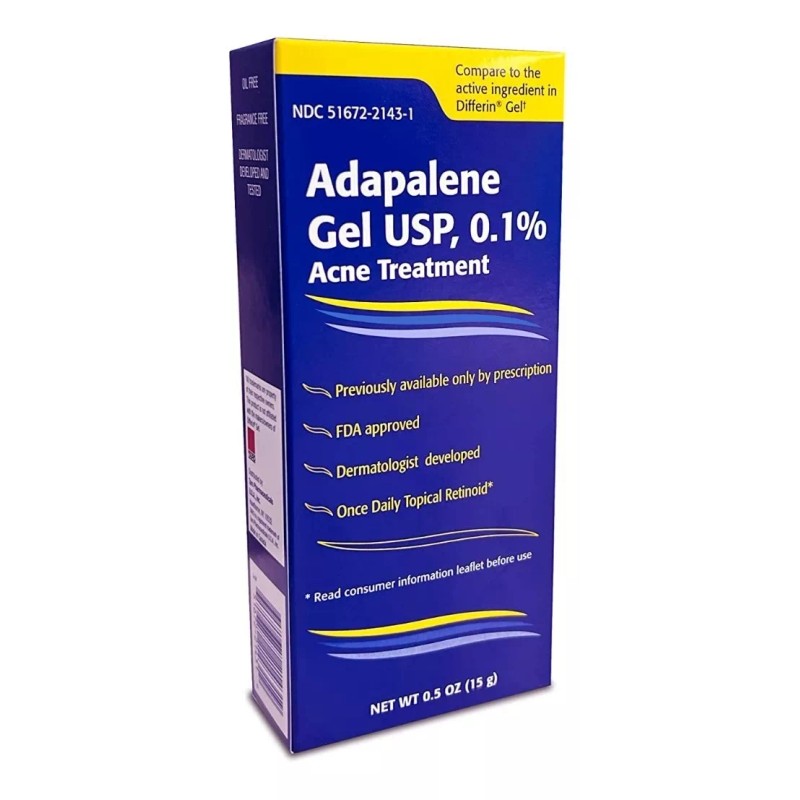 taro Adapalene Gel Tratamiento Anti Acné 0.1% 15gm Generico