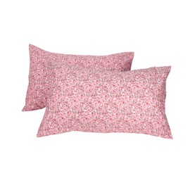 WBYCOTBED Luxury Floral Bed Pillow Pillowcases Queen Size, 100% Cotton 600 Thread Count Pillow Cover Set, 20 x 30 Inches