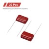 sourcing map 20Pcs CBB22 630V 474J 5% Tolerance Through Hole