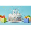 PARENCE - Set di 24 candeline di compleanno con 12