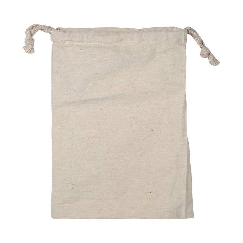 Oumefar Drawstring Storage Bag, Household Plain Organic Cotton Storage Bag