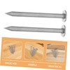 Abaodam 6pcs Heavy Duty Stainless Steel Survey Markers Durable Flat