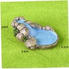 LNYMZD Blue Micro Landscape Fairy Garden Miniature Pond Ornaments Kit