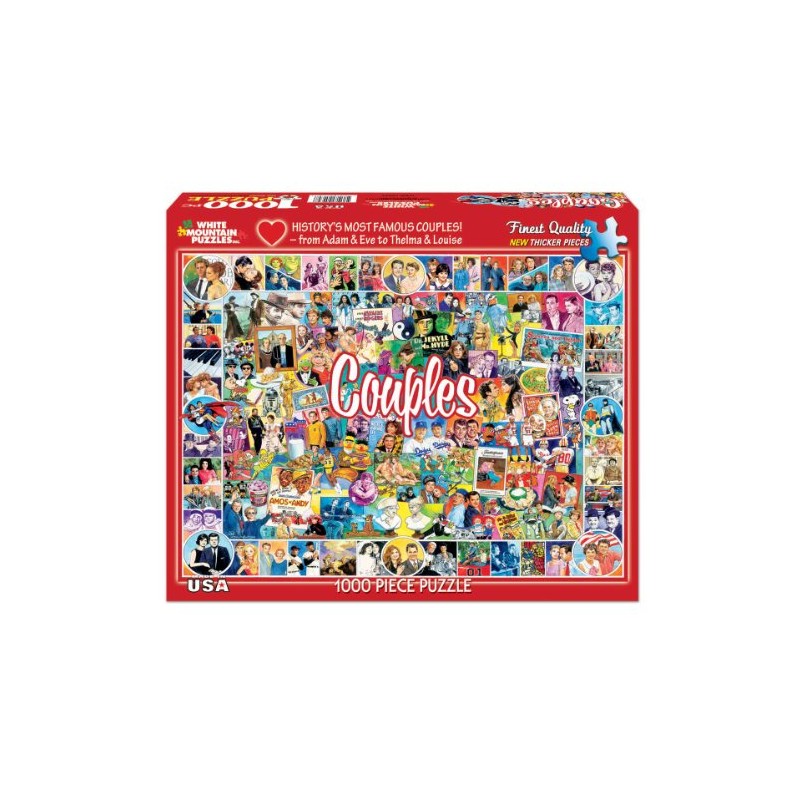 White Mountain Puzzles Couples - 1000 Piece Jigsaw Puzzle