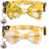 Lamphyface 2 Pack/Set Cat Collar Breakaway with Cute Bow Tie
