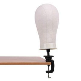 Training heads, salon cosmetology hairdresser practice head, canvas head wig model making mannequin head – designed for display hats or wigs (23 inches).