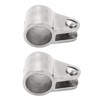 2PCS Bimini Top Jaw Slides 316 Stainless Steel Removable Hinged