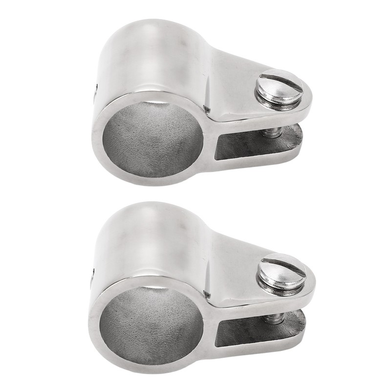 2PCS Bimini Top Jaw Slides 316 Stainless Steel Removable Hinged