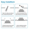 JPVARXM 5W Vintage Brass Downlight Round Recessed Lighting Housing Trim