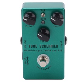 Effects Pedals, Overdrive Tube Screamer Durable Portable Green Easy Installation Effect Pedal for Playing(TUBE SCREAMER manual overload effect)