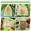 120 PCS Fruit Protection Bags, 6 x 9in Green Drawstring