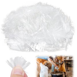 1 kg polypropylene fibre, polyfibre reinforcement and resistance, polypropylene fibres for concrete, mortar, plaster, cement mortar, prevents cracking, reduces shrinkage, homogeneous distribution of