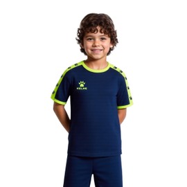 KELME Soccer Jerseys for Boys Girls Sport Shirts and Shorts Kit Set for Training Match,Blue Kid 10