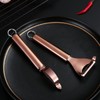 Berglander Rose Gold Asparagus Peeler Vegetable Potato Peeler Titanium Coating