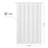 N&Y HOME Longer Shower Curtain Liner Fabric 72 x 75