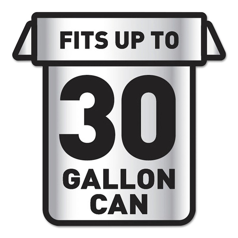 Glad® ForceFlex® Drawstring Trash Bags, 30 Gallons, Black, Box Of