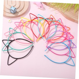 Beavorty 24pcs Cat Ears Headbands for Women Cosplay Hair Accessories Cat Headbands for Women Fashion Party Decorations