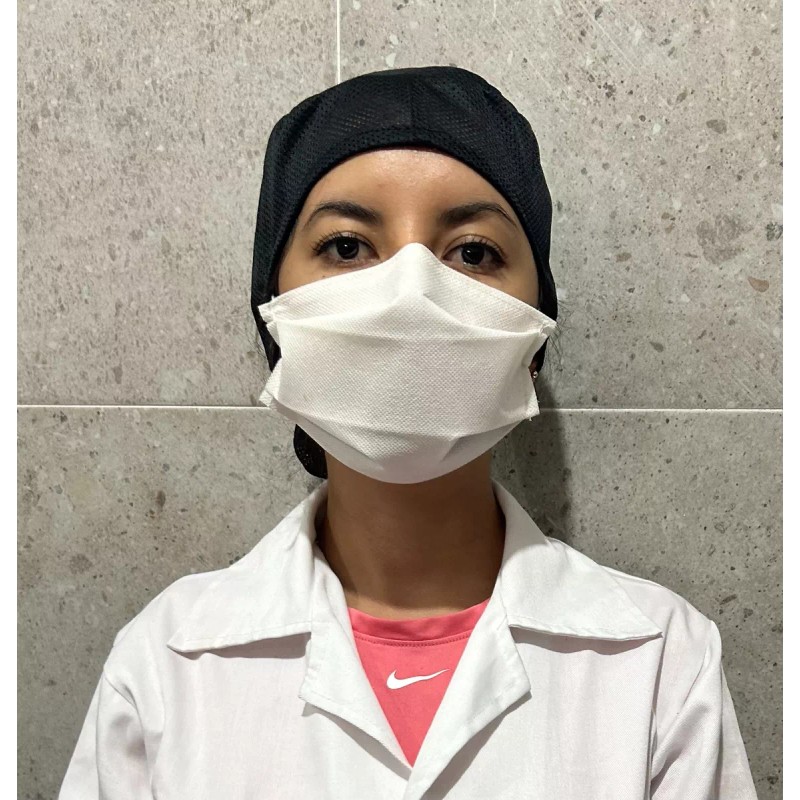 procorp 100 Piezas Cofia Industrial De Tela