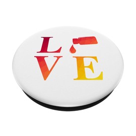 Essential Oils LOVE Oil Bottle Colorful Red Orange Yellow