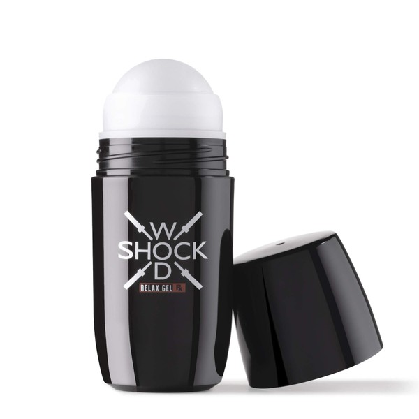 WodShock Relax Gel, the first cooling and then warming balm for muscle relaxation in a practical roll-on