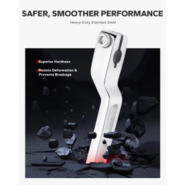 Stainless Steel Heel Toe Shift Lever Pegs Shifter Lever Pegs Fit for Harley Touring Road Glide Street Glide Electra Glide 1988-later FL Softail 1986-later Tri Glide Trikes 2008-later Chrome